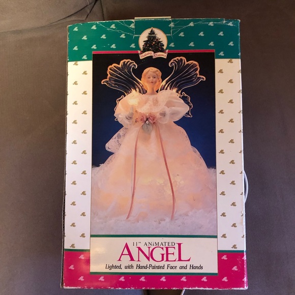 Holiday Classics treetop/tabletop animated Angel Figurine - Picture 6 of 12